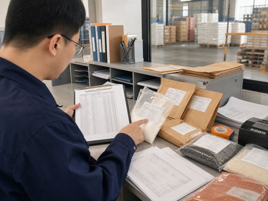 批次资料核对